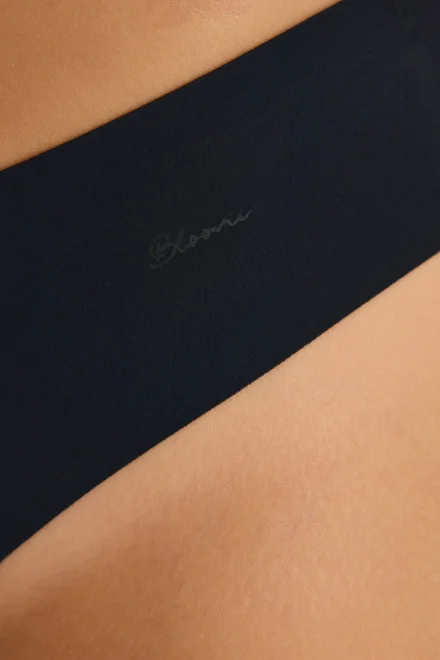 2 PACK tangá Nude - Čierna