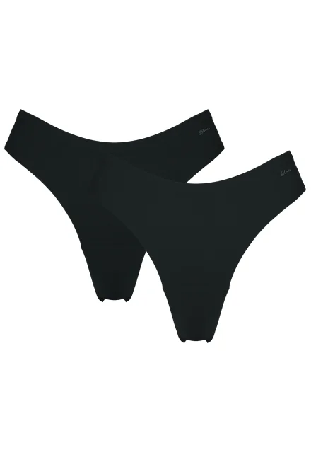 2 PACK tangá Nude - Čierna