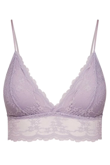 Nevyztužená podprsenka Sydney - bralette - Světle fialová