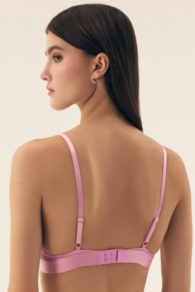 Nevyztužená podprsenka Samara - Růžová