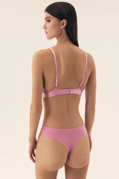 Nevyztužená podprsenka Samara - Růžová