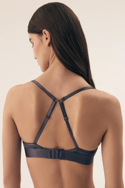 Nevyztužená podprsenka Lirage - Šedá