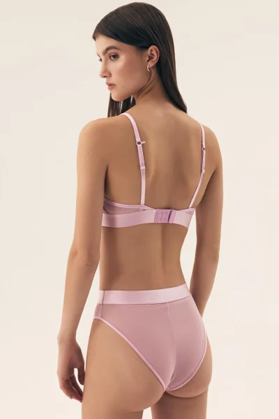 Nevyztužená podprsenka Lirage - Světle růžová