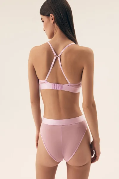 Nevyztužená podprsenka Lirage - Světle růžová