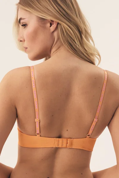 Vyztužená podprsenka Saoui - Oranžová