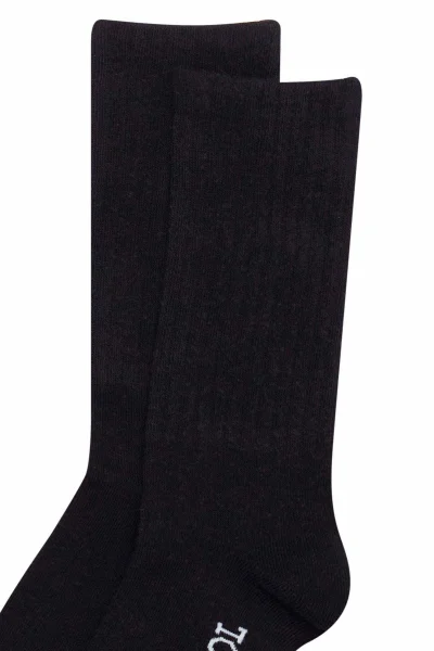 2 PACK ponožky Loomy - Černo-bílá