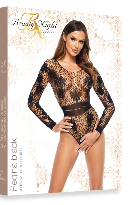 Bodystocking Regina - černý - Černá