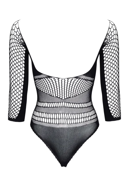 Sexy body Lucelia teddy - Černá