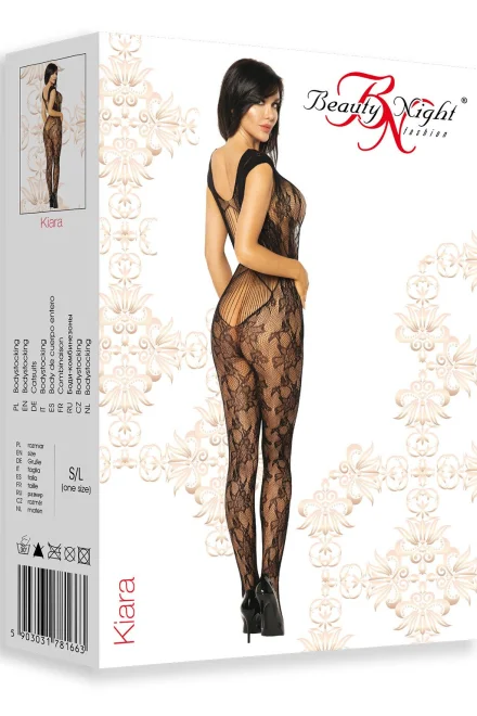 Bodystocking Kiara - Černá