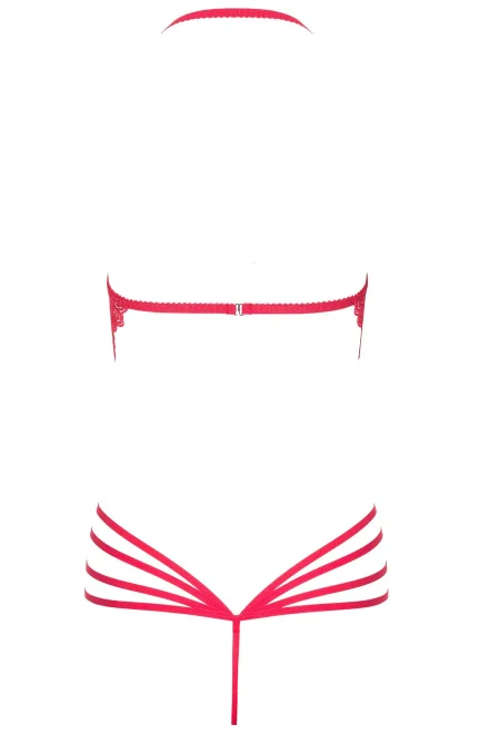 Sexy body Denver cherry - Vínově-červená