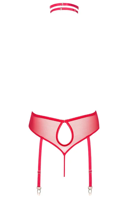 Sexy body Adelaide cherry - Vínově-červená