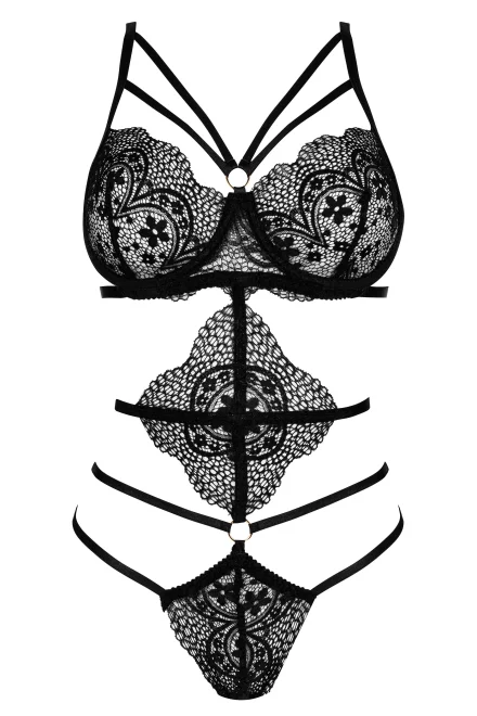Sexy body Elaris - Černá