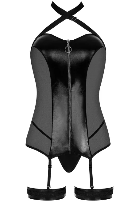 Sexy komplet Ella Noir - 2 dílný - Čierna