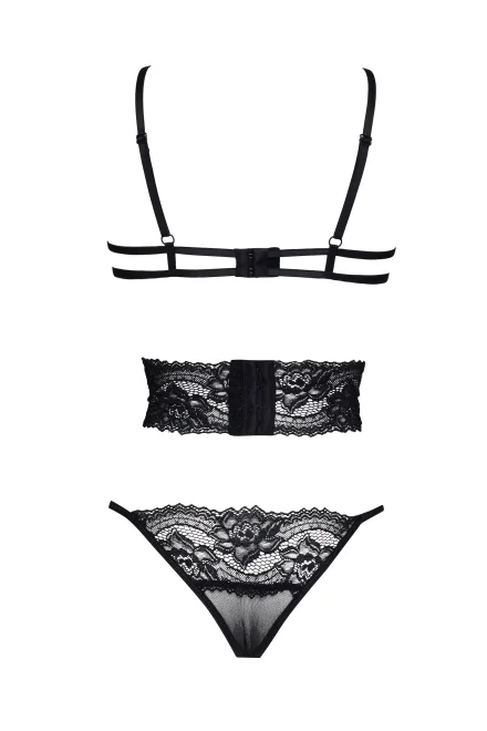 Sexy komplet Noele - 2 dílný - Čierna