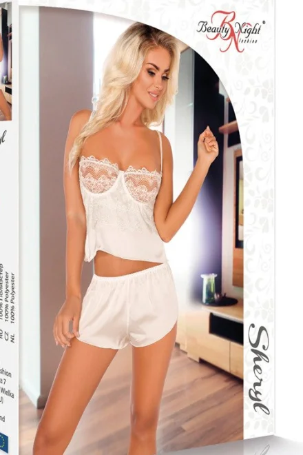 Sexy komplet Sheryl - Ecru