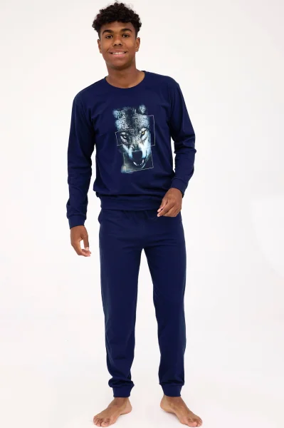 Wolf - bavlna-DARBLU Wolf - bavlna-DARBLU