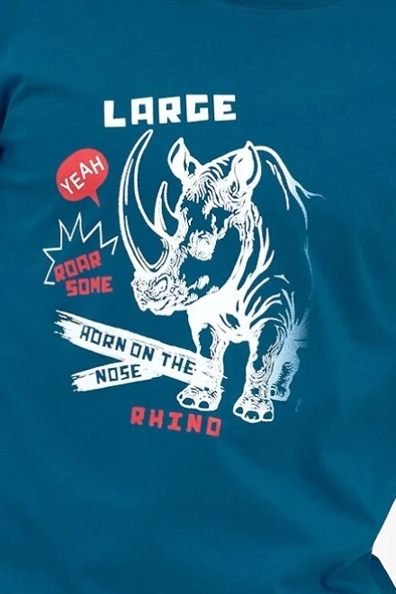 Chlapecké pyžamo Rhino - bavlna - Modrá