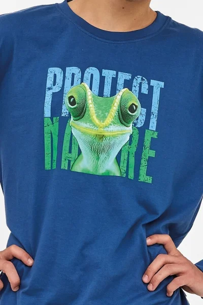 Teenagerové pyžamo Protect - Modrá
