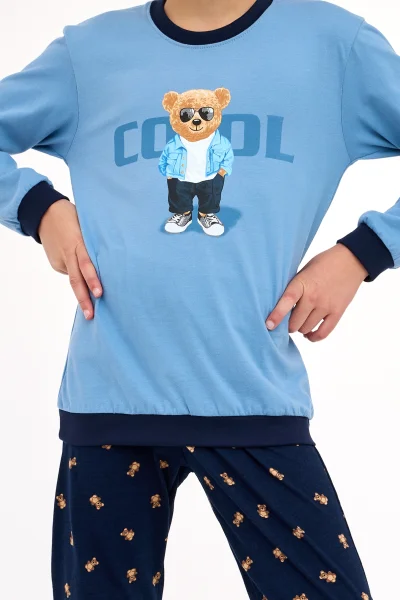 Chlapecké pyžamo Cool 2 - bavlna - Světle modrá