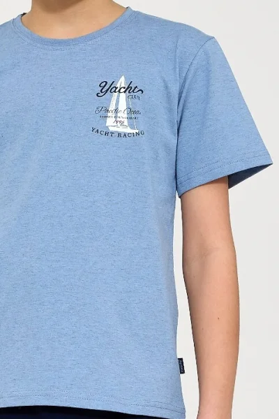 Chlapecké pyžamo Pacific - bavlna - Světlemodrá-tmavěmodrá