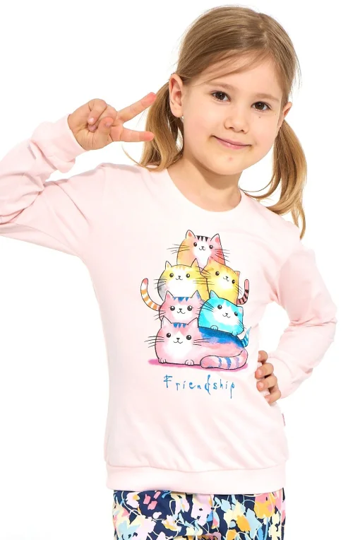 Dívčí pyžamo Friendship - bavlna