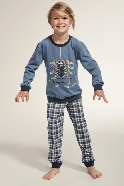 Chlapecké pyžamo BOY 776/94 SPIDER - Modrá