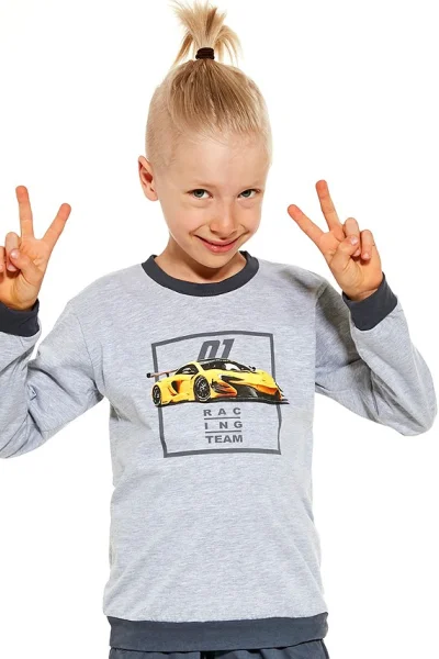 Chlapecké pyžamo 477/126 Team Kids Boy - Šedá