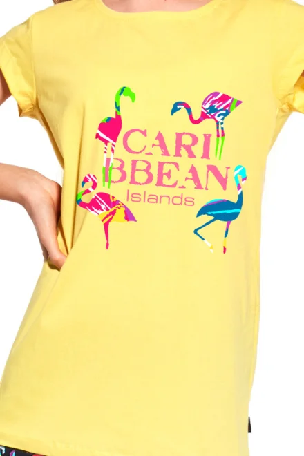 Dívčí pyžamo Caribbean Young Girl - Žlutá