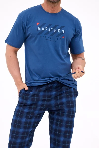 Pánské pyžamo Marathon 2 - Modrá