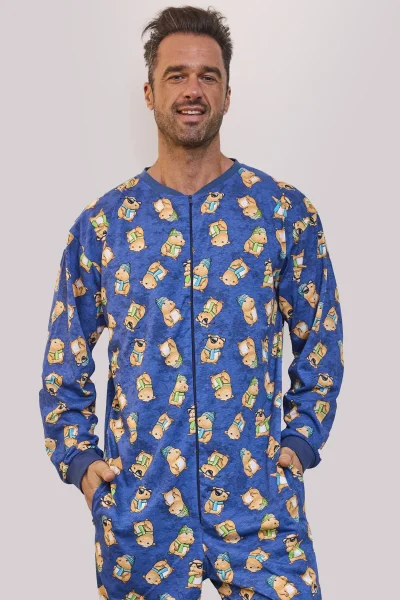 Pánský overal Capybara 2 - bavlna - Modrá