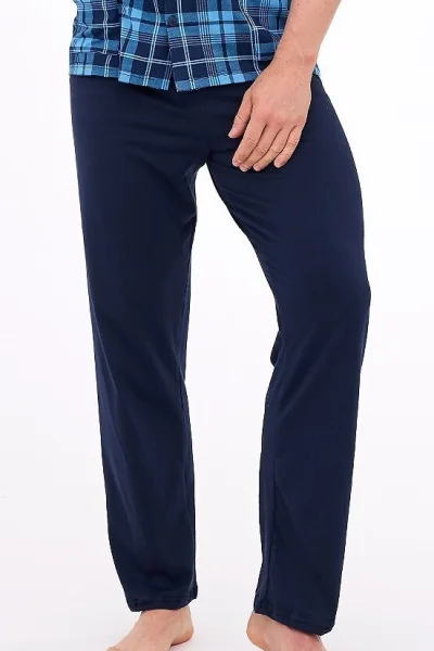 Pánské pyžamo 318/58 - Tmavěmodrá-modrá