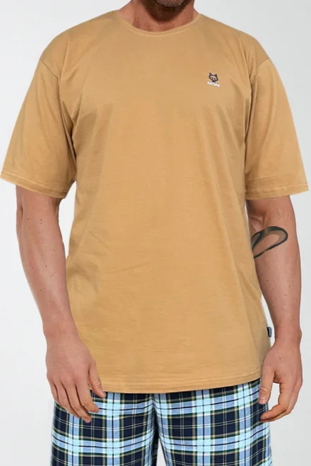 Pánské pyžamo Nature 3 - bavlna - Žlutá