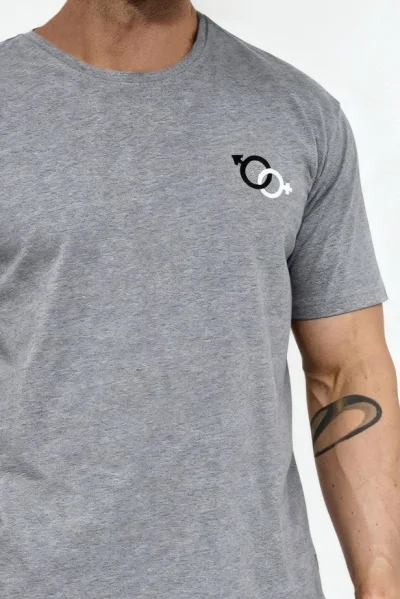 Pánské pyžamo Love Symbols - bavlna - Šedá