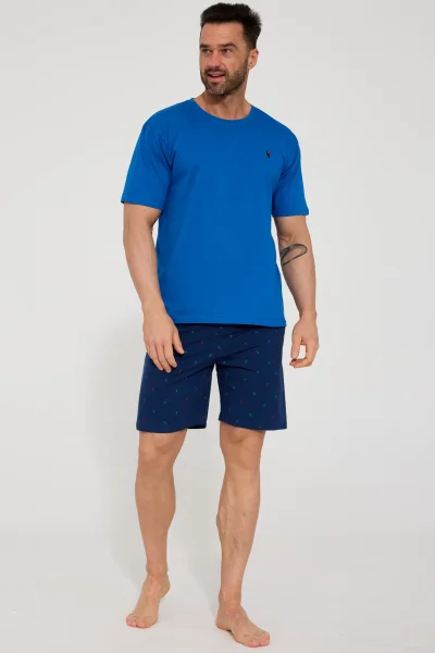 Pánské pyžamo Toucan - bavlna - Modrá