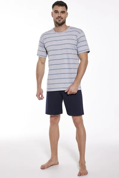 Pánské pyžamo 338/46 - bavlna - Šedá