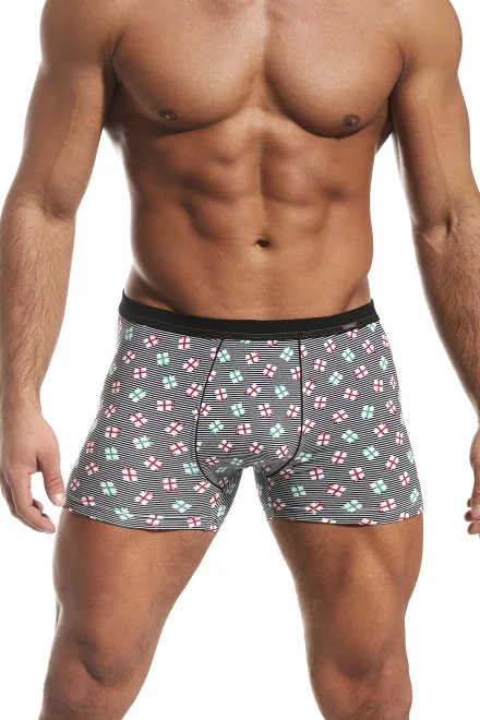 Pánské boxerky Gifts 007/36 - Černá