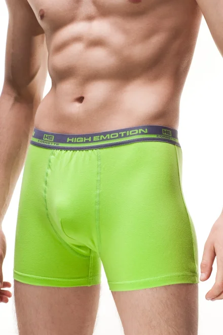 Pánské boxerky Energy High Emotion 503 Olive - Světle zelená