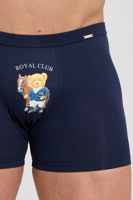 Pánské boxerky Royal Club 2 - Tmavě modrá