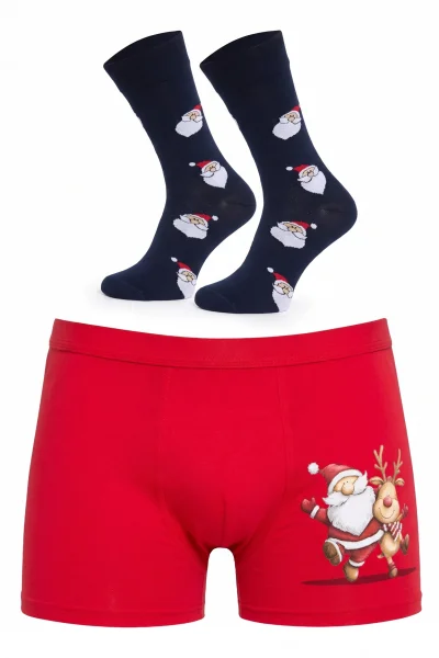 Gift – boxerky a ponožky-REDDARBLU