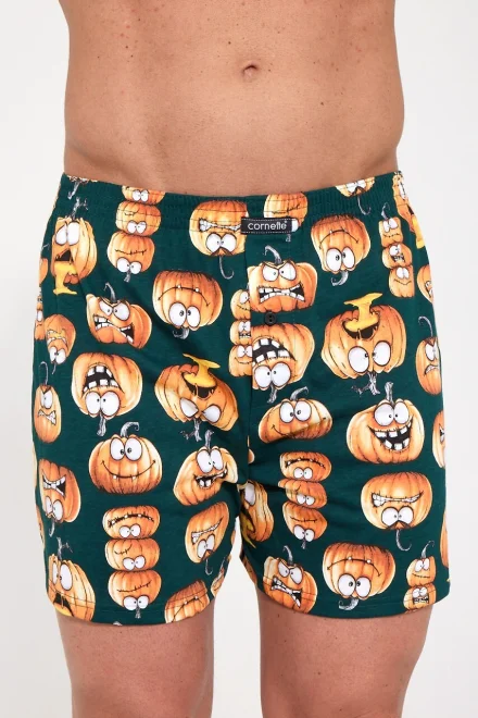 Pánské trenýrky 001/195 Pumpkin - dýně - Tmavě zelená