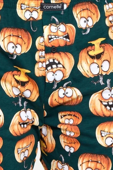 Pánské trenýrky 001/195 Pumpkin - dýně - Tmavě zelená