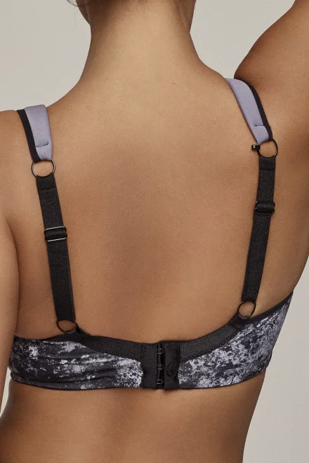 Sportovní podprsenka BS Fit - šedočerná - Šedo-černá