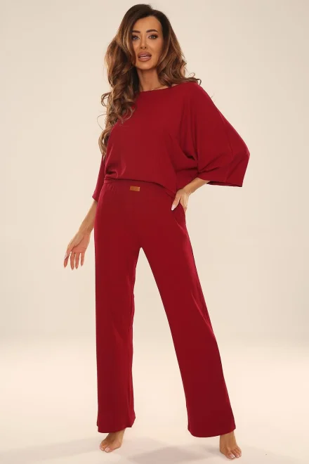 Dámské pyžamo Sienna - homewear - Bordó