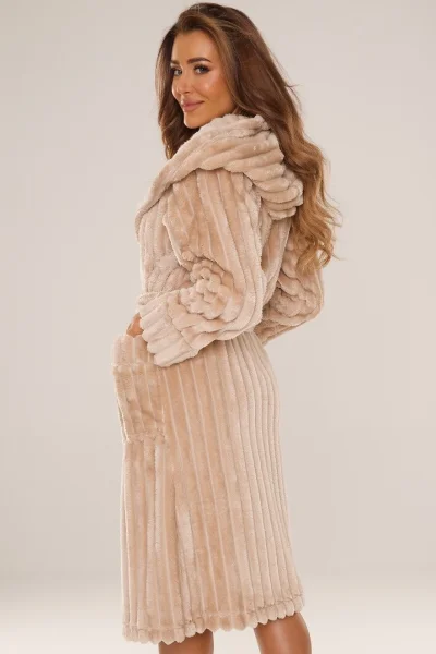 Dámský župan Sutton Midi - Písková