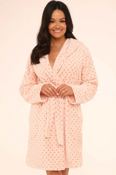 Dámský župan Melanie - soft - Lososová