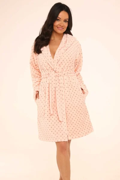 Dámský župan Melanie - soft - Lososová