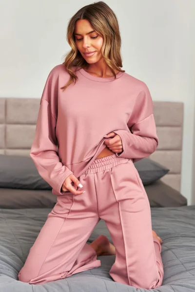 PINOLD Dámská souprava 7360 - bavlna - Starorůžová