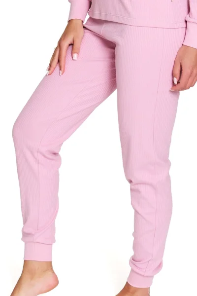 LIGPIN Dámské pyžamo 7349 - bavlna - Světle růžová