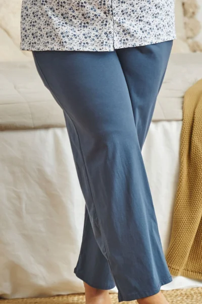 Dámské pyžamo 5282 - bavlna - Modrá