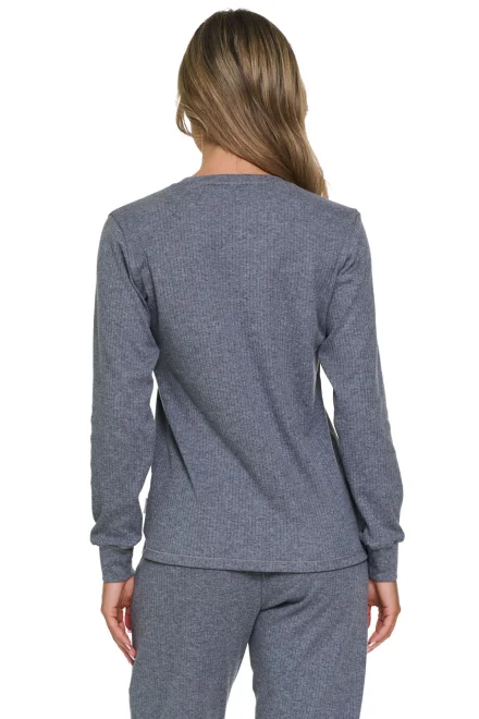 Dámske pyžamo Dark Grey - bavlna - Sivá
